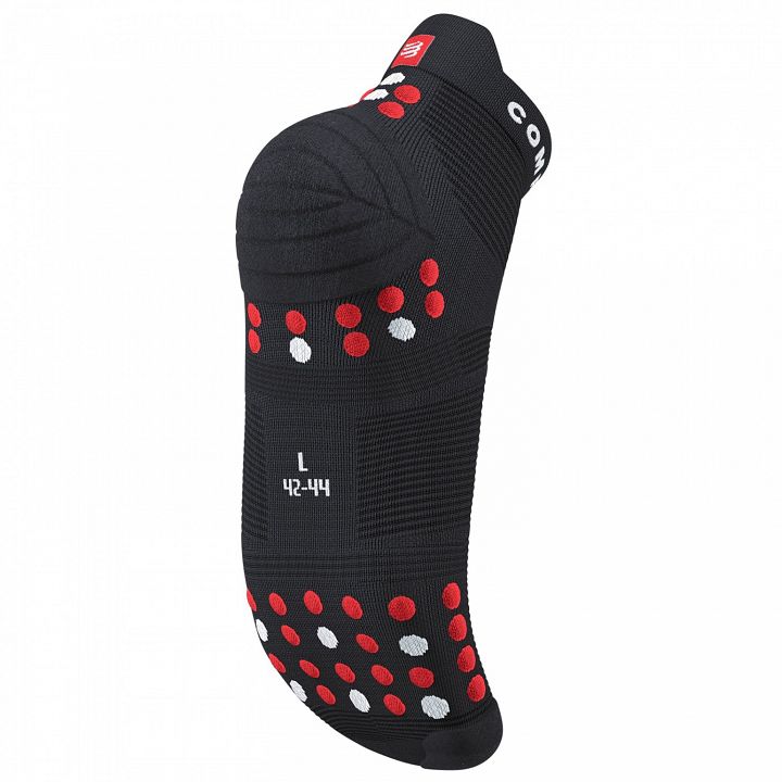 Compressport Pro Racing v4.0 Run Low Socks Black / Red